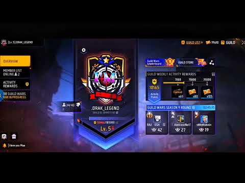 MK LIROX ɢᴀᴍɪɴɢ free fire guild leader change☠️☠️☠️