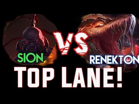 Renekton vs Sion TOP LANE SEASON 7