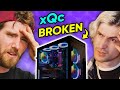 XQc Broke His Computer AGAIN So I Got On A Plane
