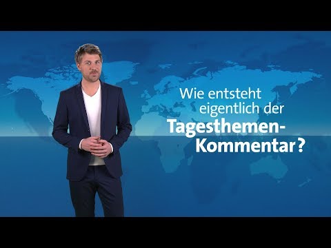 #kurzerklärt: Wie entsteht ein tagesthemen-Kommentar?