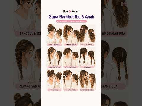 9 Gaya Rambut Serasi Ibu dan Anak Perempuan Bonding Makin Kuat dan Makin Lucu! #ibudanayah