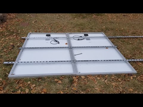 (Part#3) UNISTRUT SOLAR PANEL MOUNT: HOW TO SECURE SOLAR PANELS