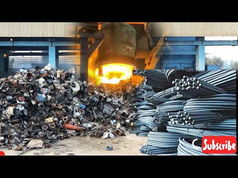 Manufacturing Process off Rebar Steel in diamond Steel Meel | Production Of Iron rods