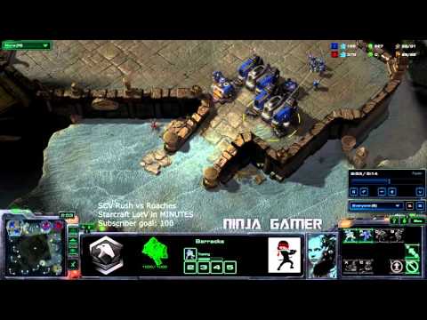 STARCRAFT 2 Legacy of the Void in Minutes   Terran vs Zerg SCV Hellbat Rush vs Roaches