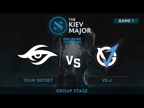 Team Secret vs VG.J | Kiev Majors : Group Stage | Philippine Coverage | Game 1