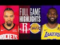 ROCKETS at LAKERS | FULL GAME HIGHLIGHTS | November 19, 2023