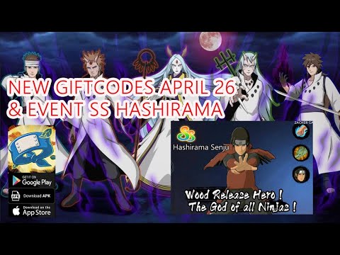 Ninjutsu Kaisen New Giftcodes April - Event SS Hashirama Senju Naruto RPG Android Game