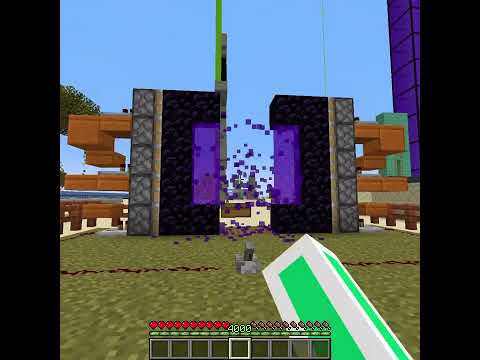 Cursed Nether Portal in Minecraft