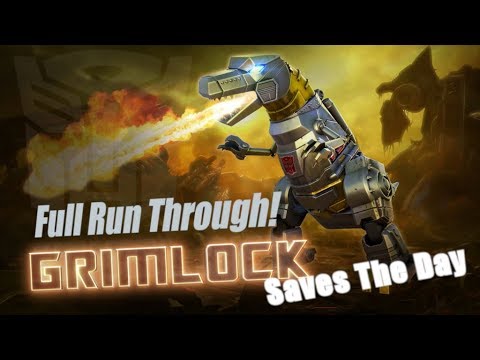 Transformers: FTF - Grimlock Saves The DAY! - Full Playthrough