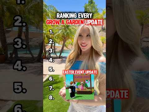 RANKING EVERY “GROW A GARDEN” UPDATE On ROBLOX! 👩‍🌾