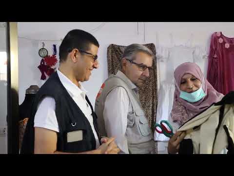 visit to the women and girls’ safe space supported by UNFPA Syria