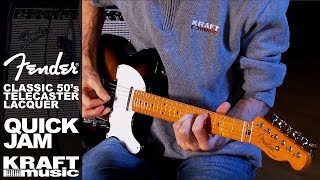 Video thumbnail for Fender Classic 50's Tele Lacquer - Quick Jam by Kraft Music