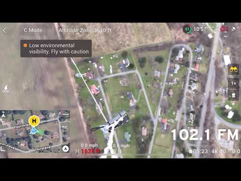 FM DX Drone - test 2 (102.1 FM)