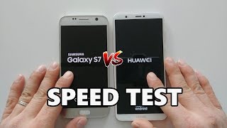 Huawei P Smart vs. Samsung Galaxy S7 Speed Test