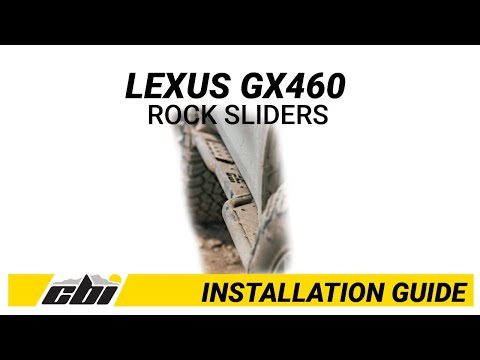 Lexus GX460 Overland Bolt On Rock Sliders 2010-2022