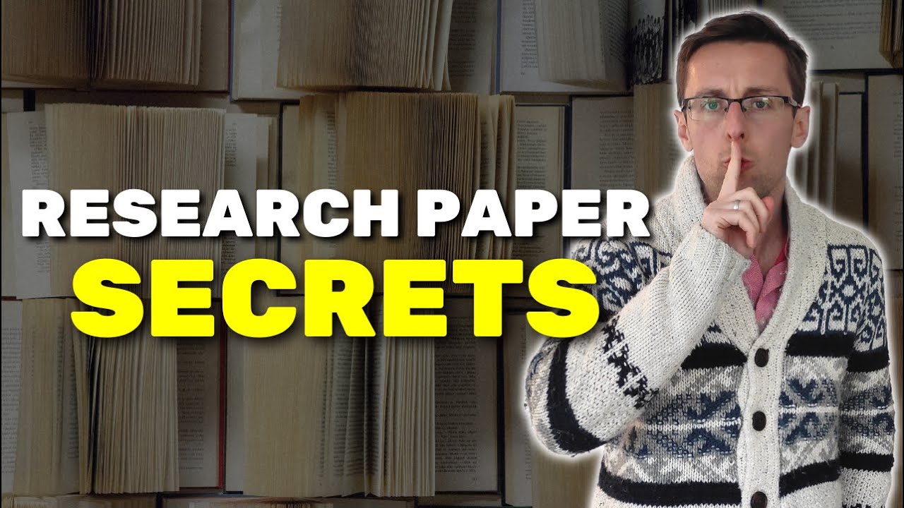 The Best Kept SECRET To Write A Research Paper FAST