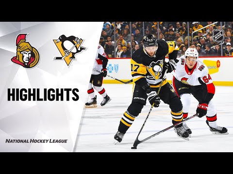 NHL Highlights | Senators @ Penguins 12/30/19