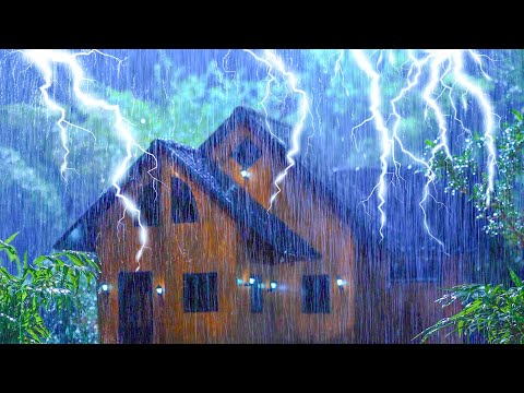 ⚡Ponte a prueba para mantenerte despierto ⚡con lluvias torrenciales y enormes truenos 💤