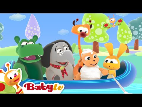 Ro, ro, ro din båt 🛶 | Barnerim og sanger for barn 🎵 @babytvno