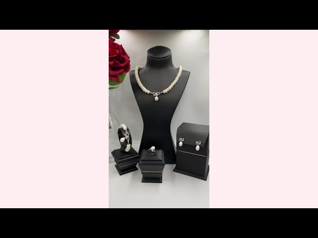 طقم لولو زراعي وفيونكة وزركون مميز