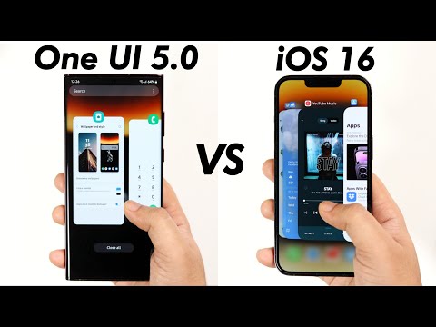 One UI 5.0 vs iOS 16 Animations Comparison - Samsung Better Than iOS?