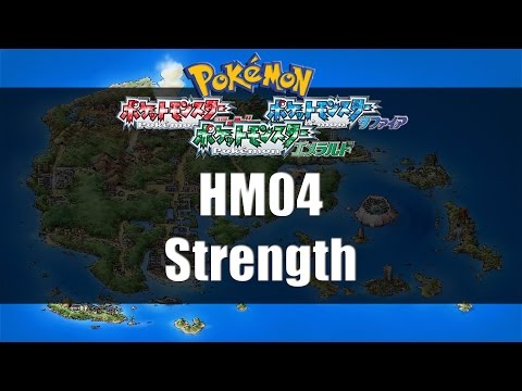 Pokemon Ruby/Sapphire/Emerald - Where to find HM04 Strength