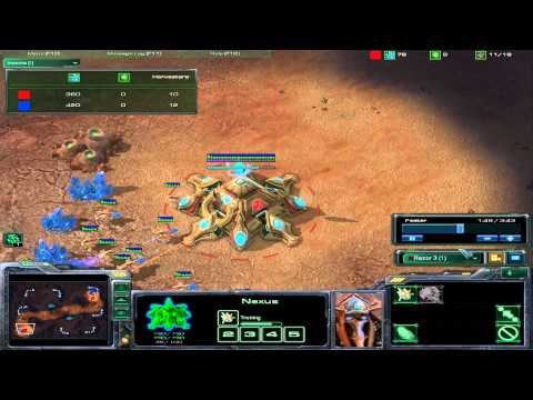 Blistering Sands PvT Cannon Rush AI