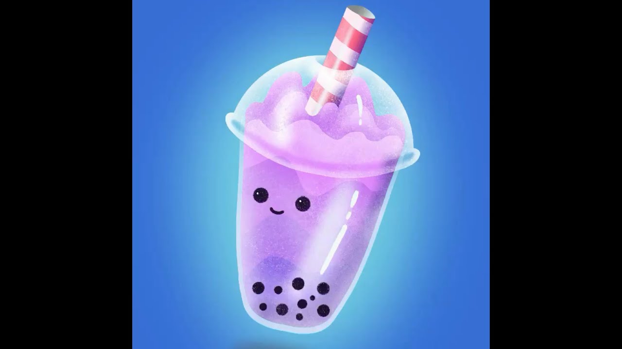 Procreate boba tea drawing // subscribe for more!!