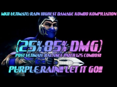 "THE PURPLE PRINCE OF EDENIA" Mk11 Rain Highest Damage Combo Compilation