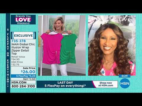 HSN | IMAN Global Chic Fashions 03.28.2021 - 10 PM