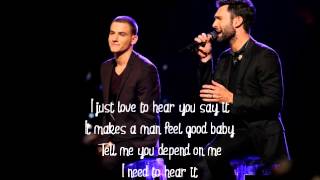 Chris Jamison and Adam Levine-Lost Without U-The Voice 7[Lyrics]
