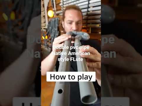 Double PVC pipe Flute by Nicolas Bras