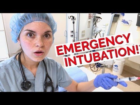 DAY IN THE LIFE OF A DOCTOR: EMERGENCY INTUBATION (Intensive Care Unit) Video