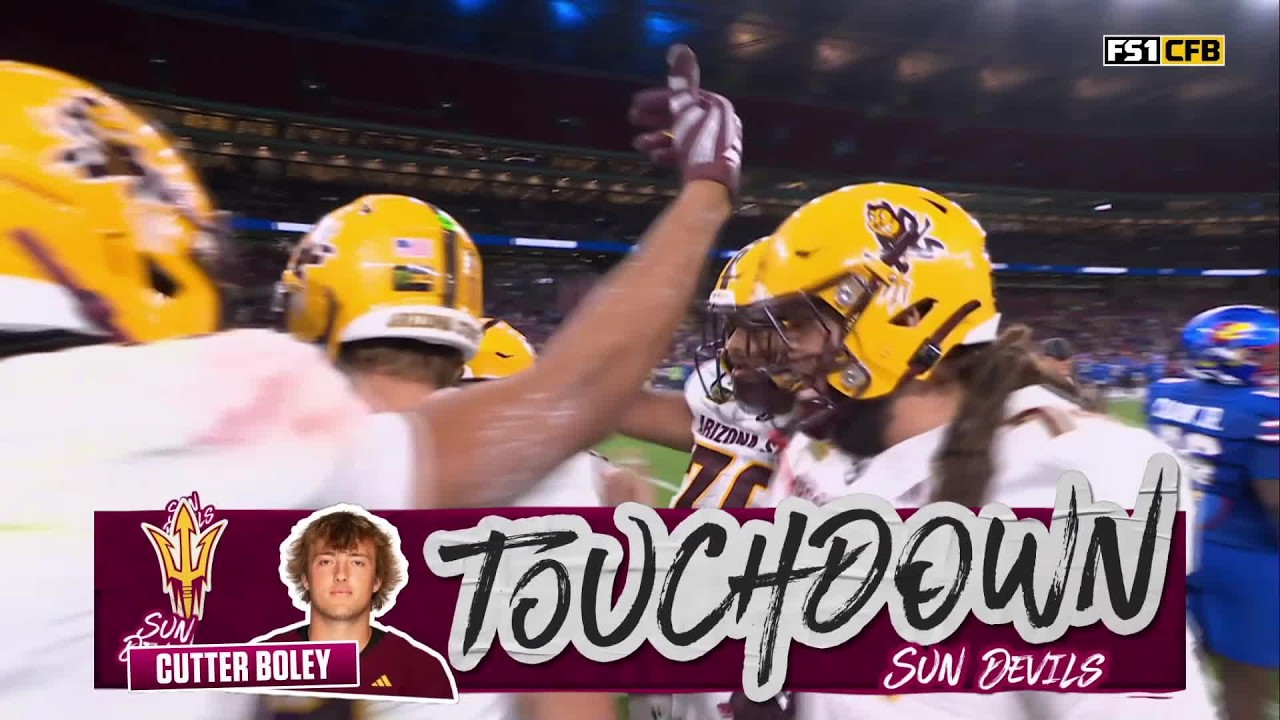 ¡TRIUNFO EN LONDRES! | Arizona St. 24-17 Kansas | HIGHLIGHTS | Union Jack Classic | College Football