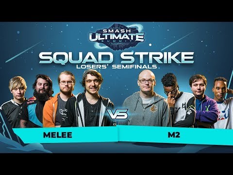 Mang0, Leffen, Armada & Plup vs M2k, Samsora, Cosmos & ZD - Squad Strike Crew Battle: Losers' Semis