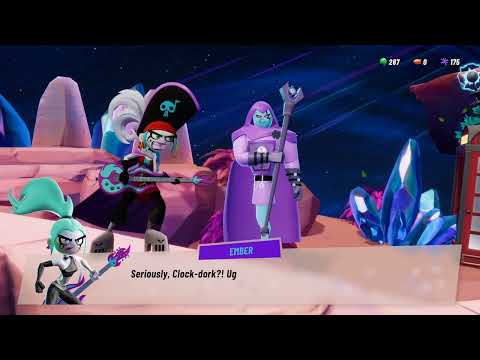 Nickelodeon All-Star Brawl 2 - Ember vs Vlad Plasmius (1st encounter) Interactions