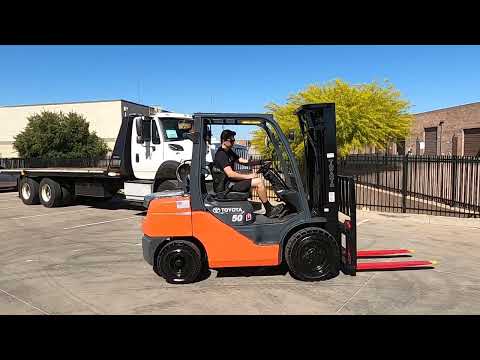 TOYOTA 8-series 8FGU30 6,000lb LP (Propane) #4619 - Forklift for Sale