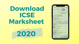 How To Download ICSE Marksheet from Digi Locker | 2020 | Class 10