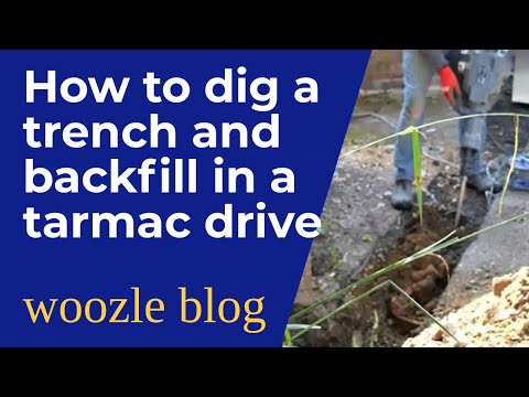 DIY Guide: How to Dig a Trench and Backfill in a Tarmac Drive