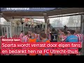 Sparta-fans maken buiten Het Kasteel sfeer voor de spelers