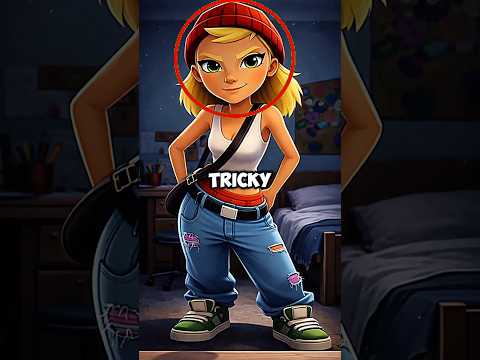 Did you know Tricky from Subway Surfers finally Took off her Glasses After Years?! #shorts