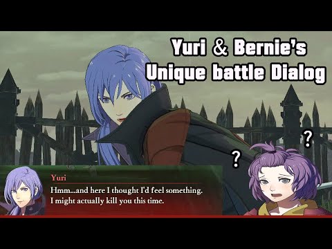 Fire Emblem Warriors: Three Hopes - Yuri and Bernadetta Unique battle dialog + Yuri's death quote
