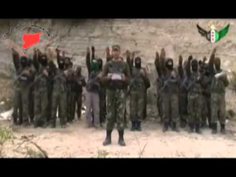 بيان تشكيل كتيبة الحرية بقيادة النقيب إبراهيم مجبور