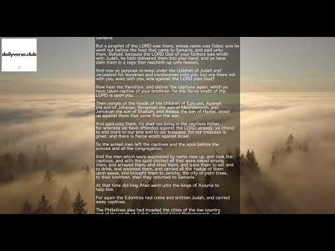 Chapter 28/36 of The Second Book Of Chronicles - Book 14 from the Bible