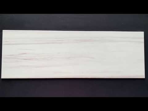 Płytka ścienna ARTISTIC WAY white glossy 25x75 gat. II