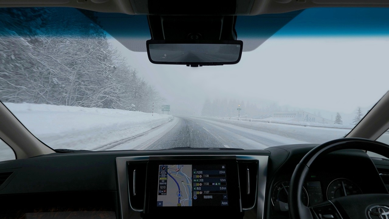 【関越道】越後川口IC～水上IC 上り｜1月