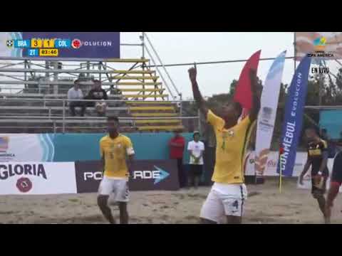 GOLS - BRASIL 7 X 2 COLÔMBIA - COPA AMÉRICA 18