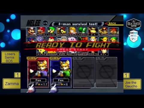 Smash @ IV Vapor 3: Revenge of the COXX 2 - Singles Losers Semi Finals: Zamma vs Joe the Gaucho