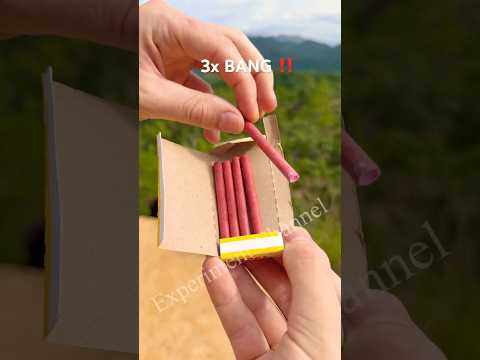 INCREDIBLY STRANGE FIREWORK Cracker #shorts #firecracker #firework #trick #lifehack
