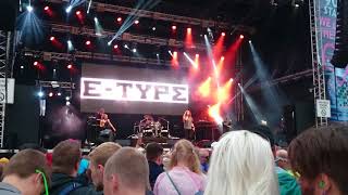 E-Type Free Like A Flying Demon LIVE @ WE LOVE THE 90&#39;s Helsinki 25.8.2017